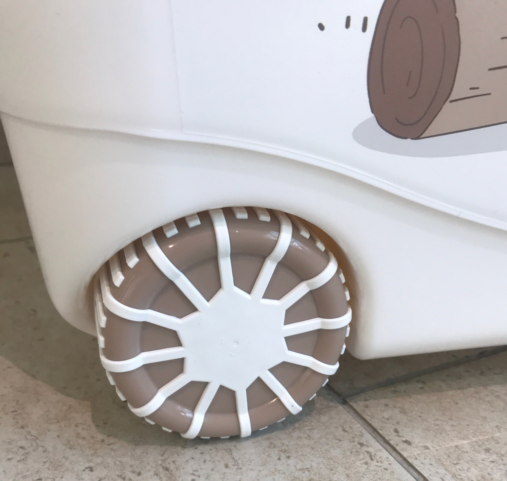 Ящик для игрушек 45л 580*390*335 бежевый "Зверушки" 43138093251