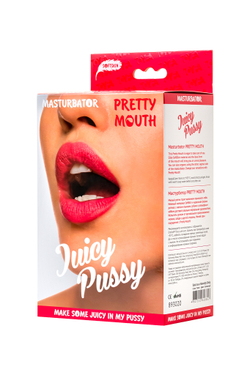 Мастурбатор реалистичный Juicy Pussy Pretty Mouth, рот и вагина