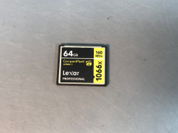Lexar Compact Flash 64GB 1066X UDMA7 160Mb/s CF VPG-65