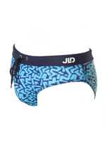 Мужские пляжные плавки с принтом (Размер: L) (Цвет: зеленый)