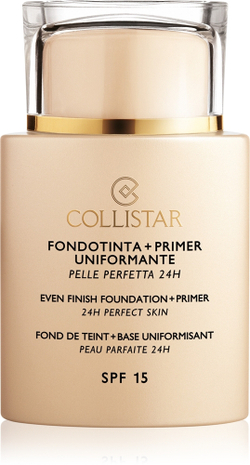 Collistar Even Finish Foundation+Primer 24h Perfect Skin - Тональная основа и база под макияж SPF 15, 35 ml