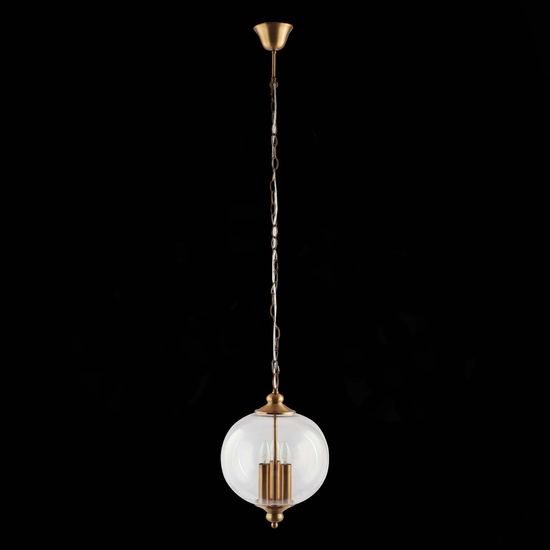 SL362.203.03 Светильник подвесной ST-Luce Золотистый/Прозрачный E14 3*60W LATERIA