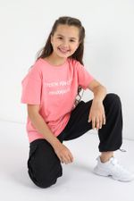 Фуфайка (футболка) для девочки Кэш-1 Виотекс КОРАЛЛОВЫЙ