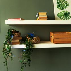 ULD-S0200-020-SСB-2AA MULTI IP20 DEW Гирлянда светодиодная на батарейках 2AA не в-к. Роса. 2м. 20 светодиодов. Разноцветный свет. Провод медный. TM Uniel