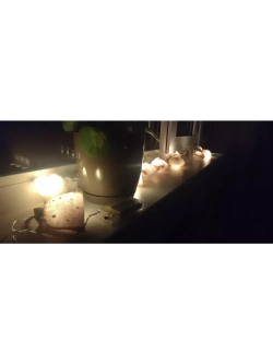 Гирлянда Подарки на батарейках 6x4х7см ткань 10LED