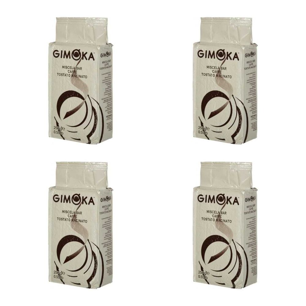 Кофе молотый Gimoka Gusto Ricco 250 г, 4 шт