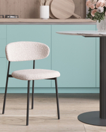 Стул Sevyn букле светло-серый