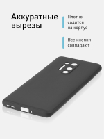 Чехол ROSCO для OnePlus 8 Pro оптом (арт. ONEPLUS-8P-COLOURFUL-BLACK)