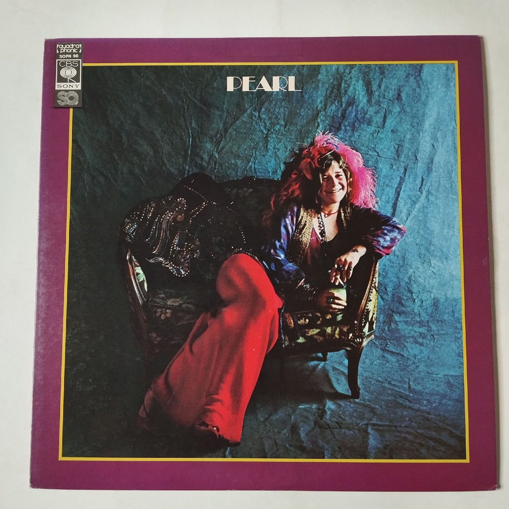 Винтажная виниловая пластинка LP Janis Joplin Full Tilt Boogie Pearl (Japan 1974) (No Obi) Quadraphonic