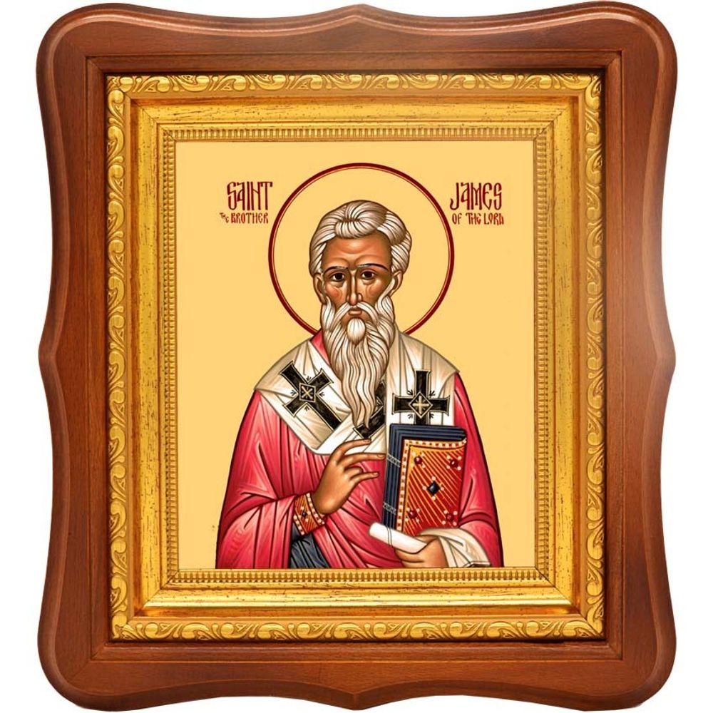 Иаков Святой апостол, брат Господень. Икона на холсте.