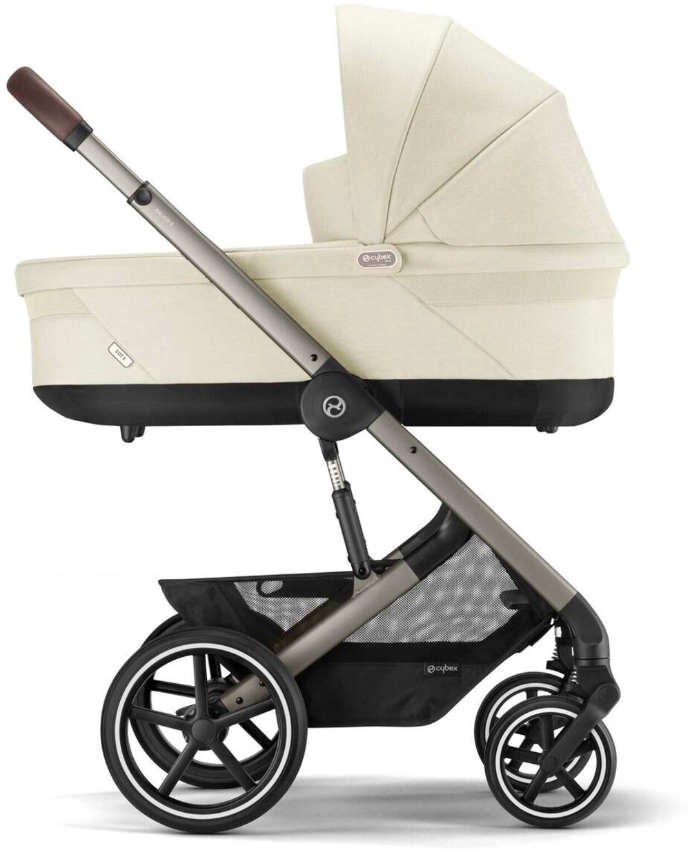 Cybex Детская коляска Balios S Lux BLK 2 в 1 цвет Seashell Beige
