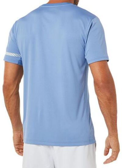 Футболка мужская теннисная Asics Court M SS Tee - blue harmony