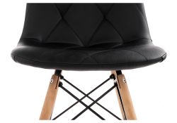 Деревянный стул Kvadro 1 black / wood