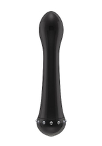 Вибратор с кристаллами The Diamond Black - 16,5 см. (Цвет: черный)