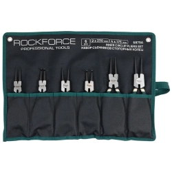 Щипцы для стопорных колец, набор 6пр. RockFORCE RF-6879A