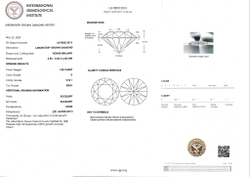 Лабораторно-выращенный бриллиант Кр-57 6.55-6.58 мм D/VVS1 1.08 ct