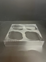 Коробка для бенто-тортика или 4 капкейков