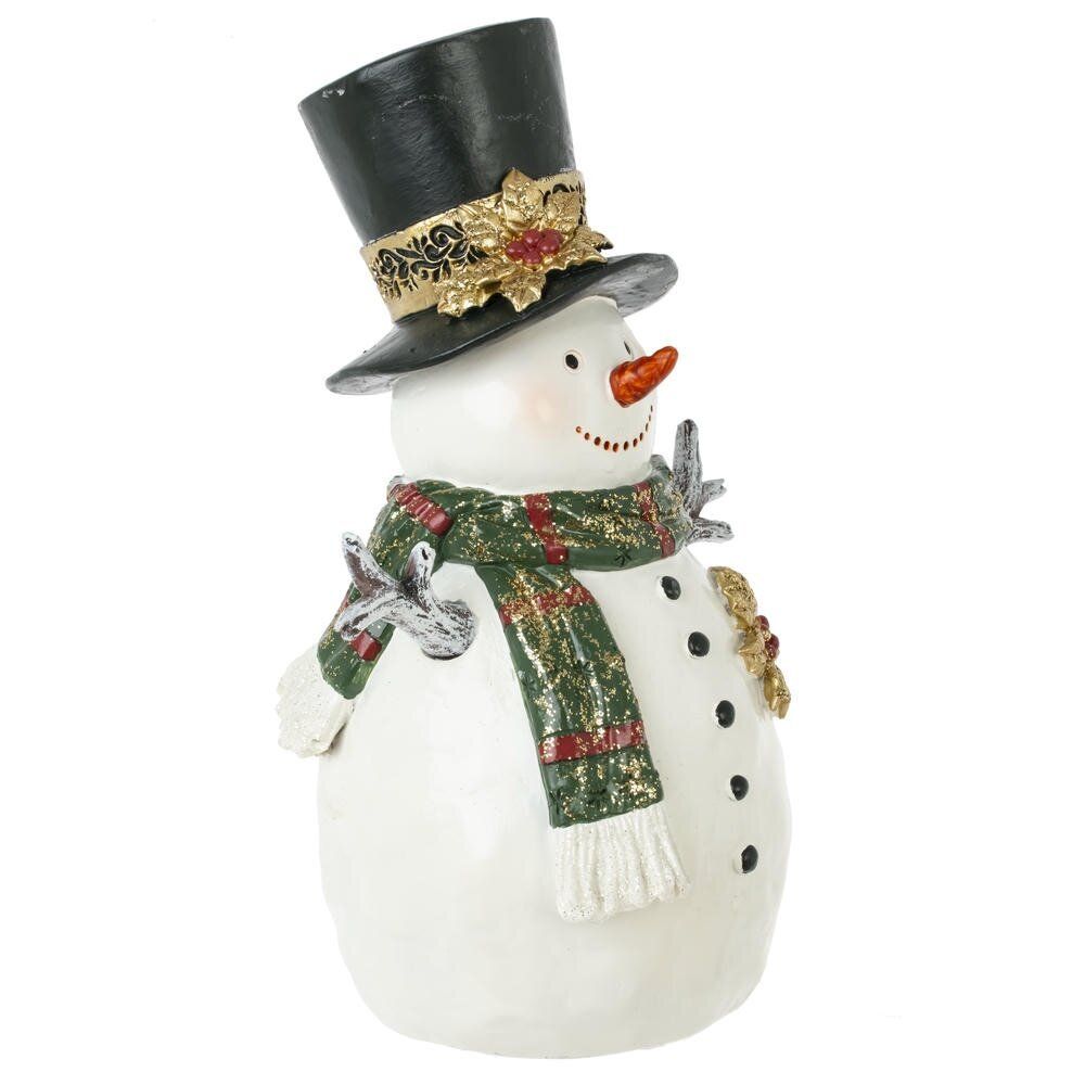 GAEM Фигурка декоративная "Снеговик", L17 W11 H25 см