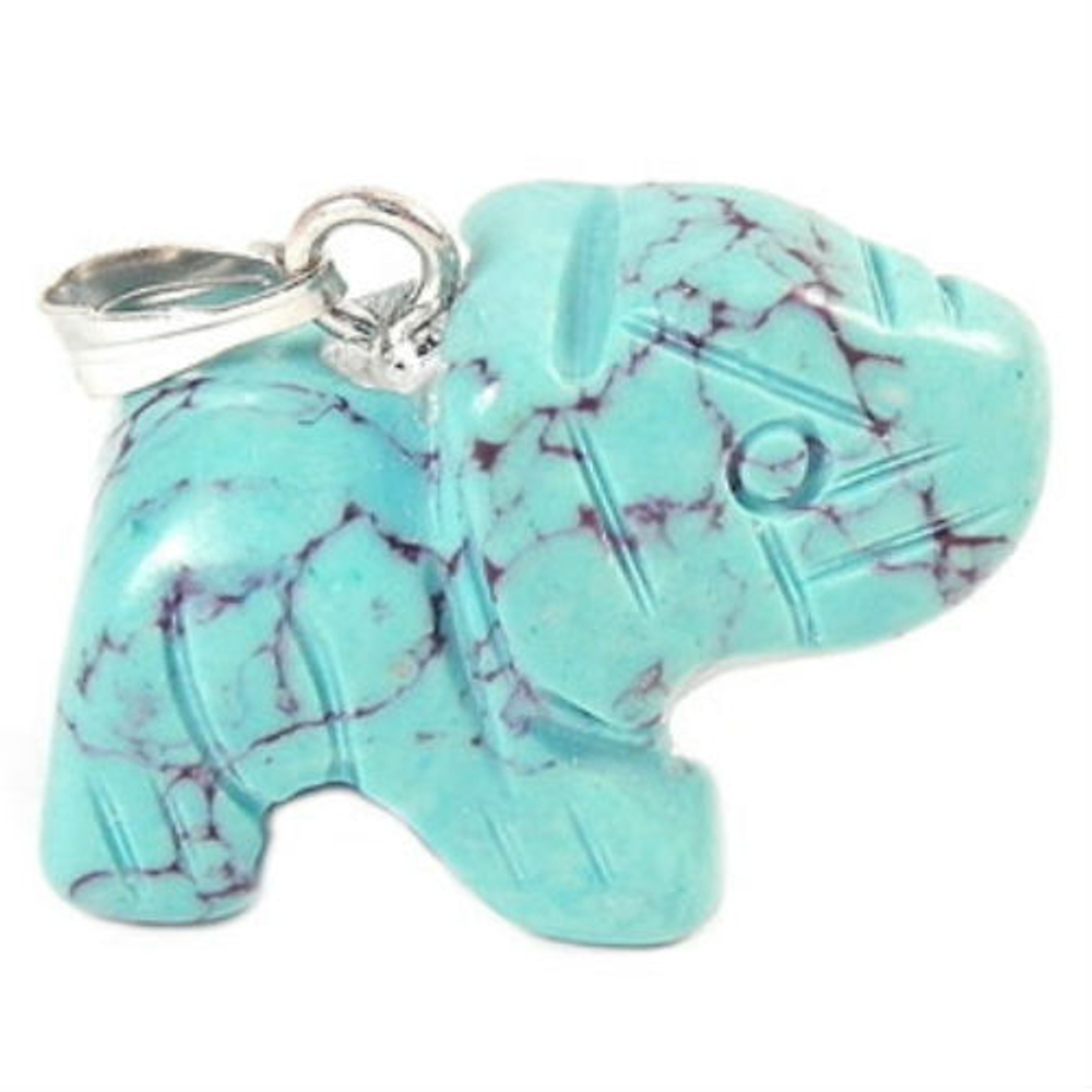 Кулон "Имитация" бирюза