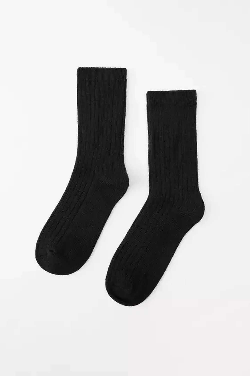 ZARA НОСКИ В РУБЧИК, ЧЕРНЫЙ