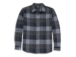 Рубашка Font Two Pocket Plaid Flannel Harley-Davidson