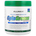 ALLMAX, CytoGreens, зеленый суперпродукт премиального качества для спортсменов, зеленый чай с ягодами асаи, 535 г (1,2 фунта)