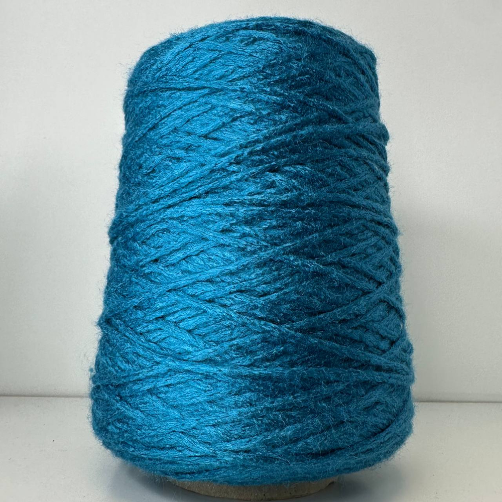 CASSIOPEA - Filati Naturali; 88% шёлк, 12% п/а; 180м/100гр; Шнурок; col.20890, цвет: бирюзовый