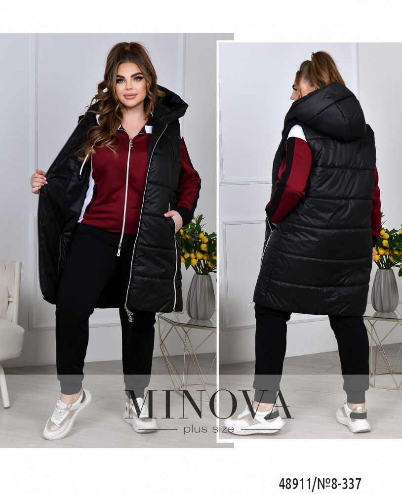 Костюм 8-337-марсала-черный Minova