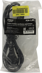 ExeGate PCN-1.8S &lt;ES281005RUS&gt; Кабель IEC-320-C7 - розетка 220V 1.8м Советский стандарт