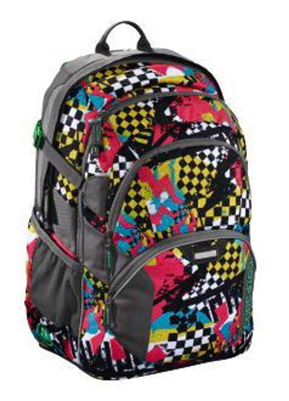 Рюкзак coocazoo JobJobber2 Checkered Bolts серый/красный