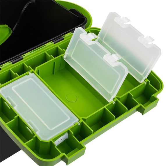 Ящик зимний Helios &quot;FishBox&quot; односекционный (10л) зеленый