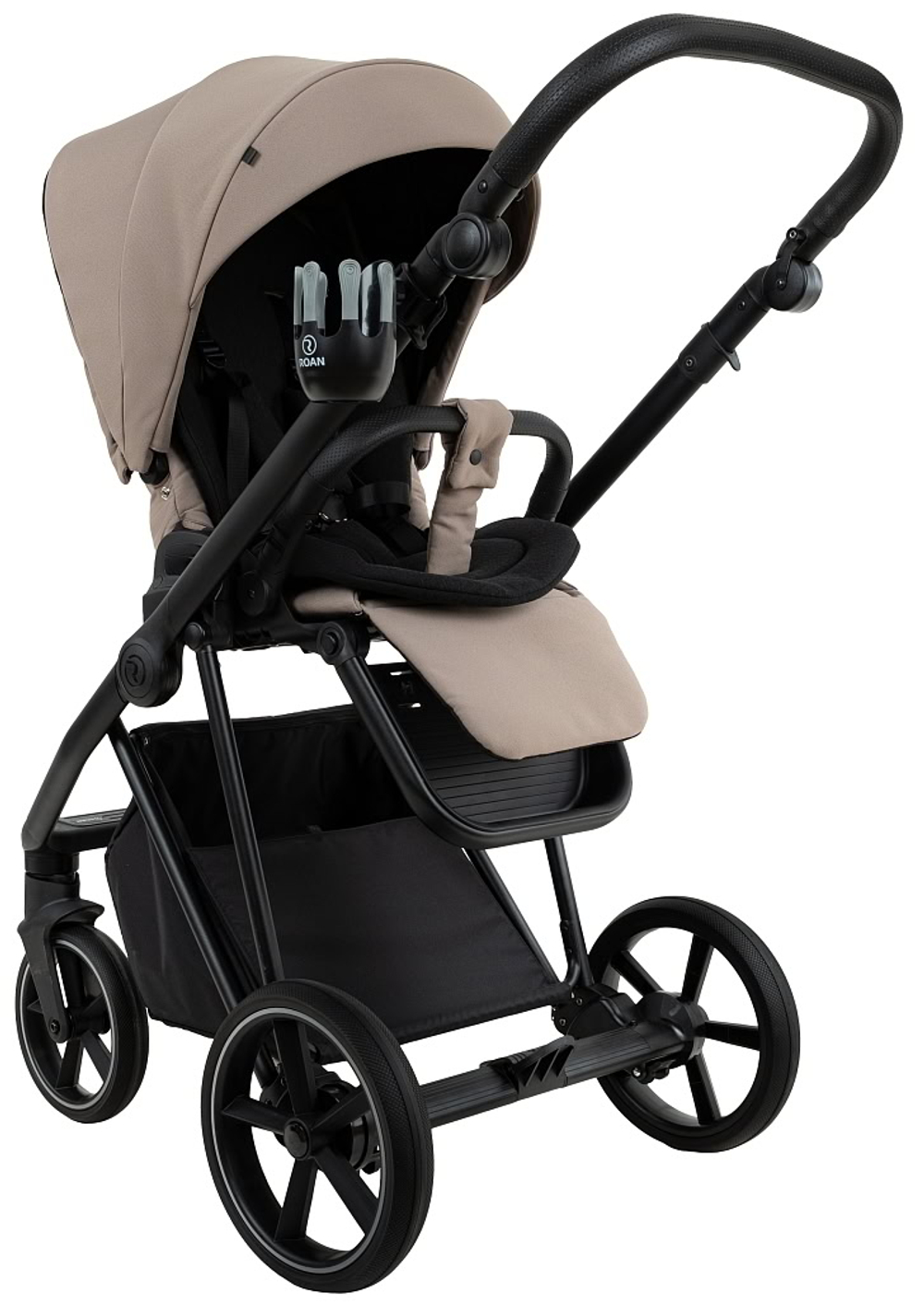 Детская коляска Roan Sol 2.0 2 в 1 SLL/31/T Hazel/Black/руч.Black