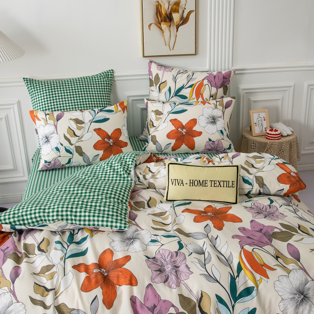 Комплект постельного белья Люкс Сатин 100% хлопок A275