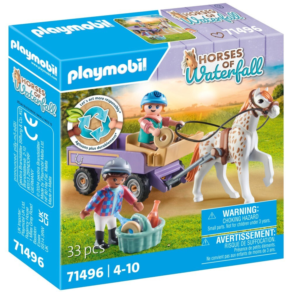 Playmobil - Лошади водопада Пони карета 71496 / артикул   71496  / GTIN 4008789714961
