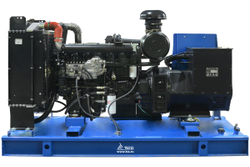 Дизельный генератор ТСС ЭД-150-Т400 с АВР в погодозащитном кожухе на прицепе