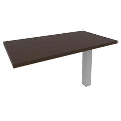 First Брифинг-приставка KB-5 Венге Цаво/Металл Серый 1300*700*765