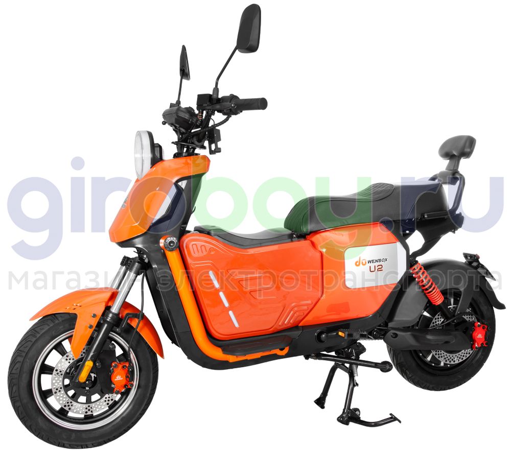 Электроскутер WENBOX U2 PRO 1500W (60V/45Ah) - Оранжевый фото №1