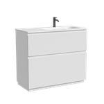 Тумба напольная SANCOS Folk Floor правая 995х445х850, c двумя ящиками оснащенными доводчиками, Bianco, арт.FL100FRW