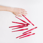 Набор деревянных крючков для вязания из древесины клен 9 штук. KN32