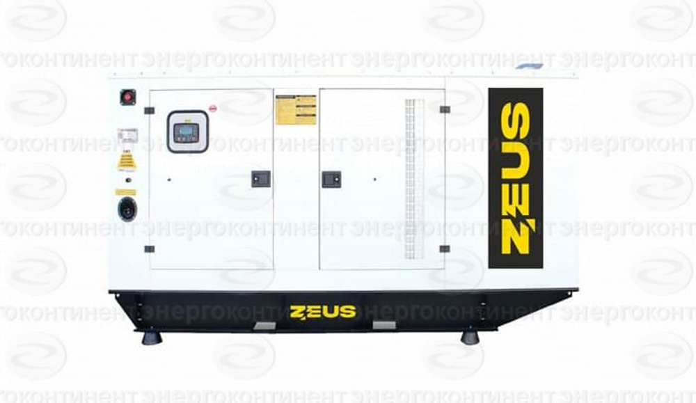Дизельный генератор Zeus AD60-T400R в кожухе