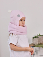 Шапка весенняя/осенняя вязаная ЛОРА (Безе)