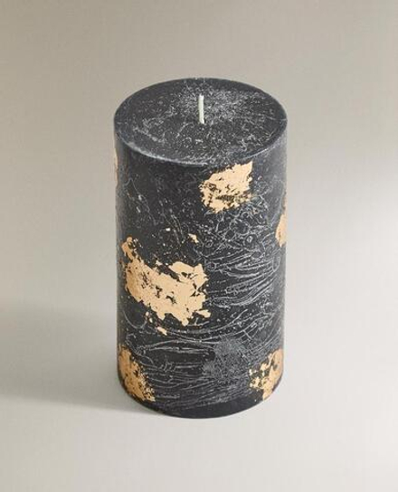 ZARA HOME БОЛЬШАЯ АРОМАТИЧЕСКАЯ СВЕЧА WINTER CYPRESS ЦИЛИНДРИЧЕСКОЙ ФОРМЫ