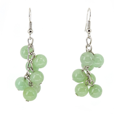 Серьги "Гроздь 8" празем