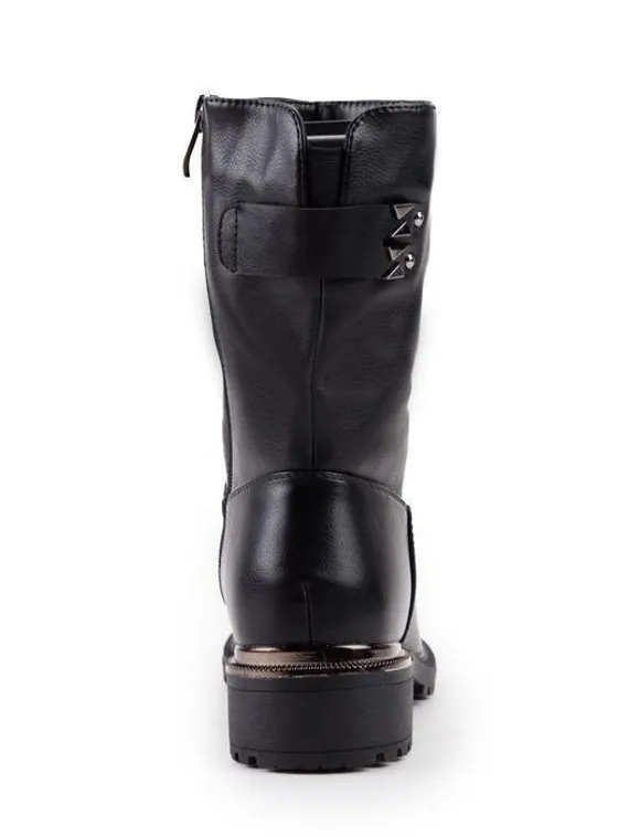 Сапоги зимние женские, цвет чёрный, размер 36