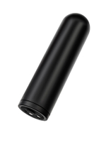 Черная перезаряжаемая вибропуля RealStick CALIBER - 7 см. (Цвет: черный)