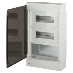 Корпус пластиковый навесной ЭРА MULTIBOX со слаботочным отсеком 24 модуля IP41 белый
