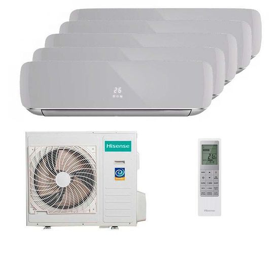 Мультисплит система на 5 комнат Hisense AMS-09UW4RVETG00(S) x 5 / AMW5-42U4RTA