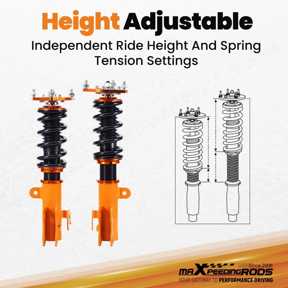 Maxpeedingrods Coilover Struts Kit подходит для автомобиля Scion TC 2011 2012 2013 2014 2015 2016