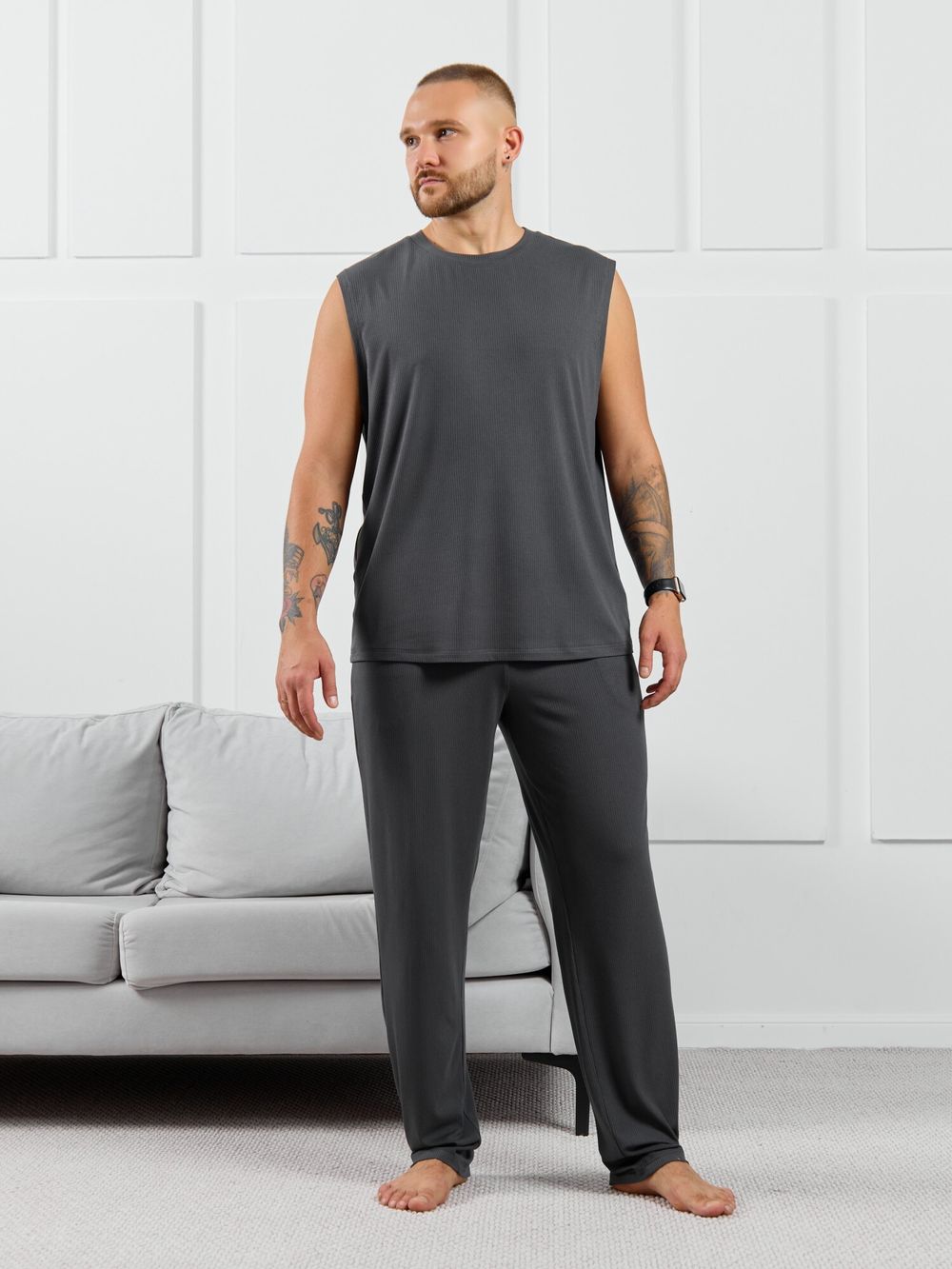 Майка мужская Алессандро-2 Виотекс ГРАФИТОВЫЙ