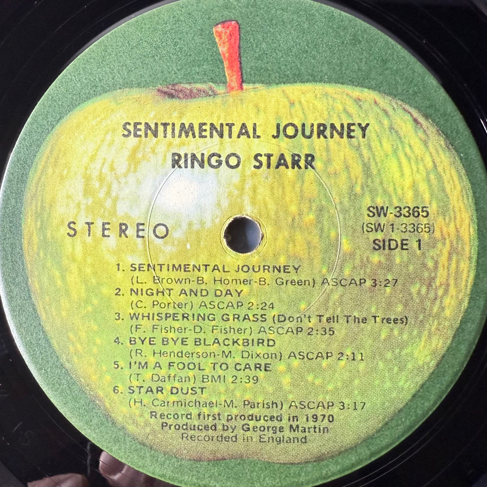 Ringo Starr ‎– Sentimental Journey (США 1979г.)